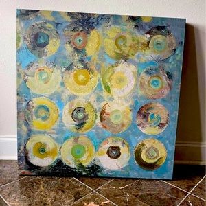 30" x 30" canvas picture from kirklands. Smoke free home.